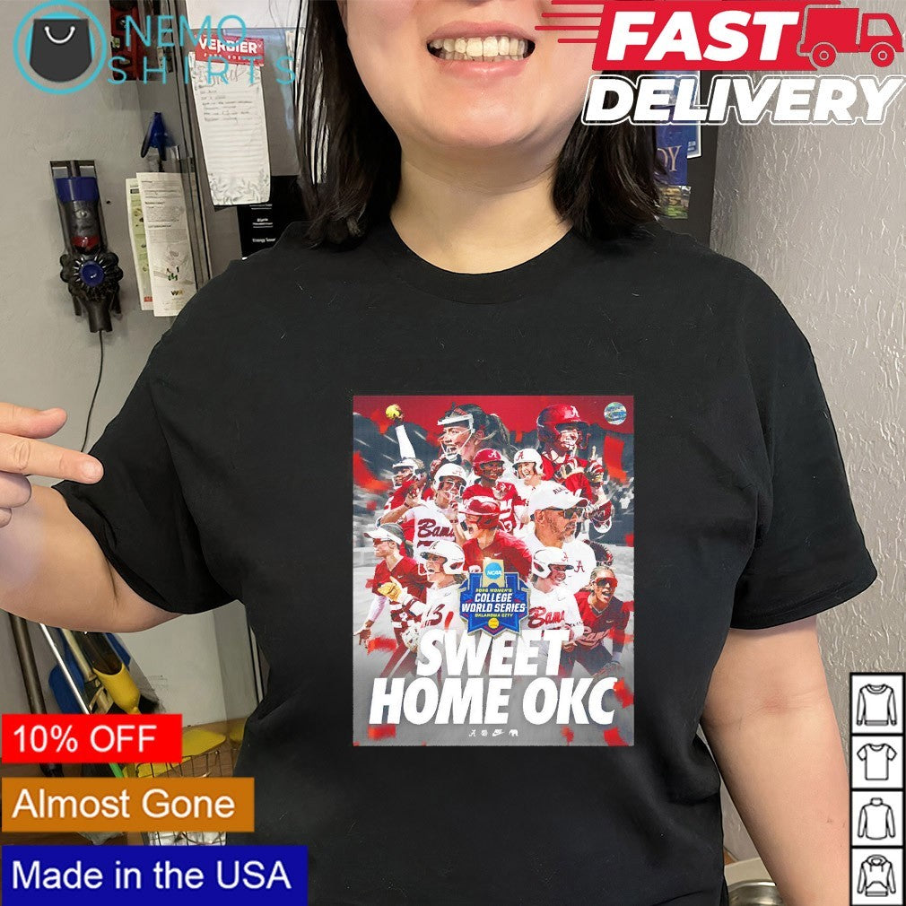 Alabama Crimson Tide 2026 women’s college world series sweet home OKC shirt