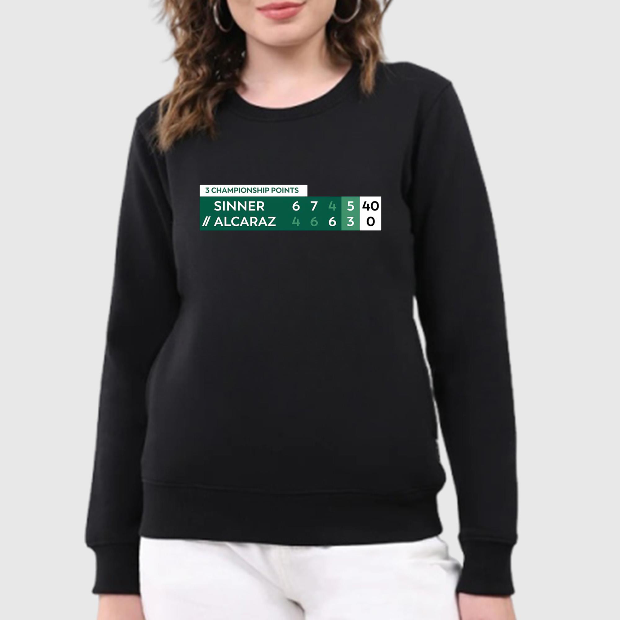 Alcaraz Vs Sinner Championship Points Shirt