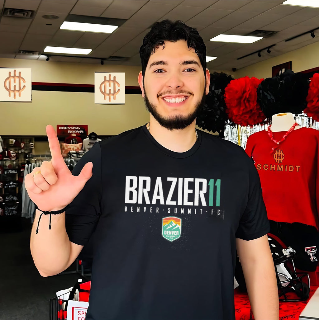 Ally Brazier Denver Summit FC Soccer Player shirt
