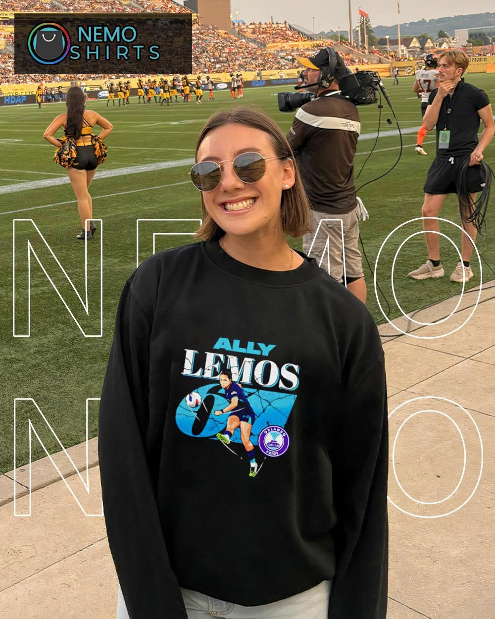 Ally Lemos Orlando Pride basketball player shirt