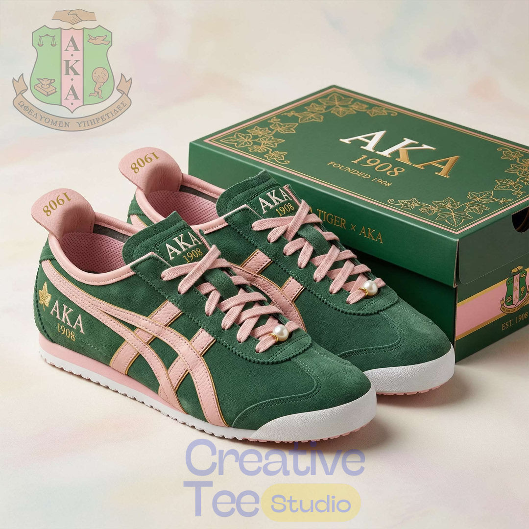 Alpha Kappa Alpha Premium Tiger Shoes – Green