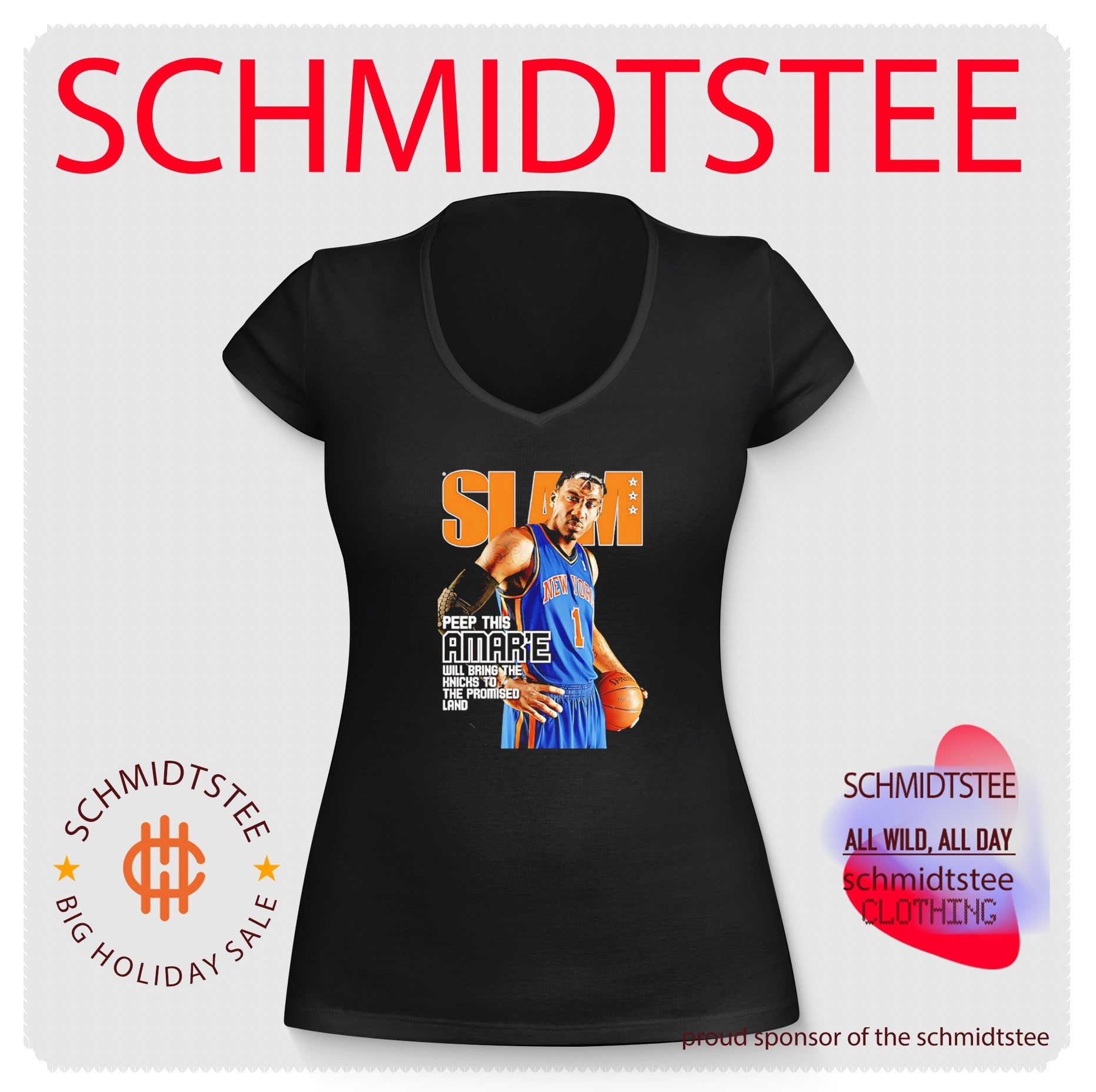 Amar’e Stoudemire NY Knicks SLAM Peep this Amar’e will bring the Knicks to the promised land shirt