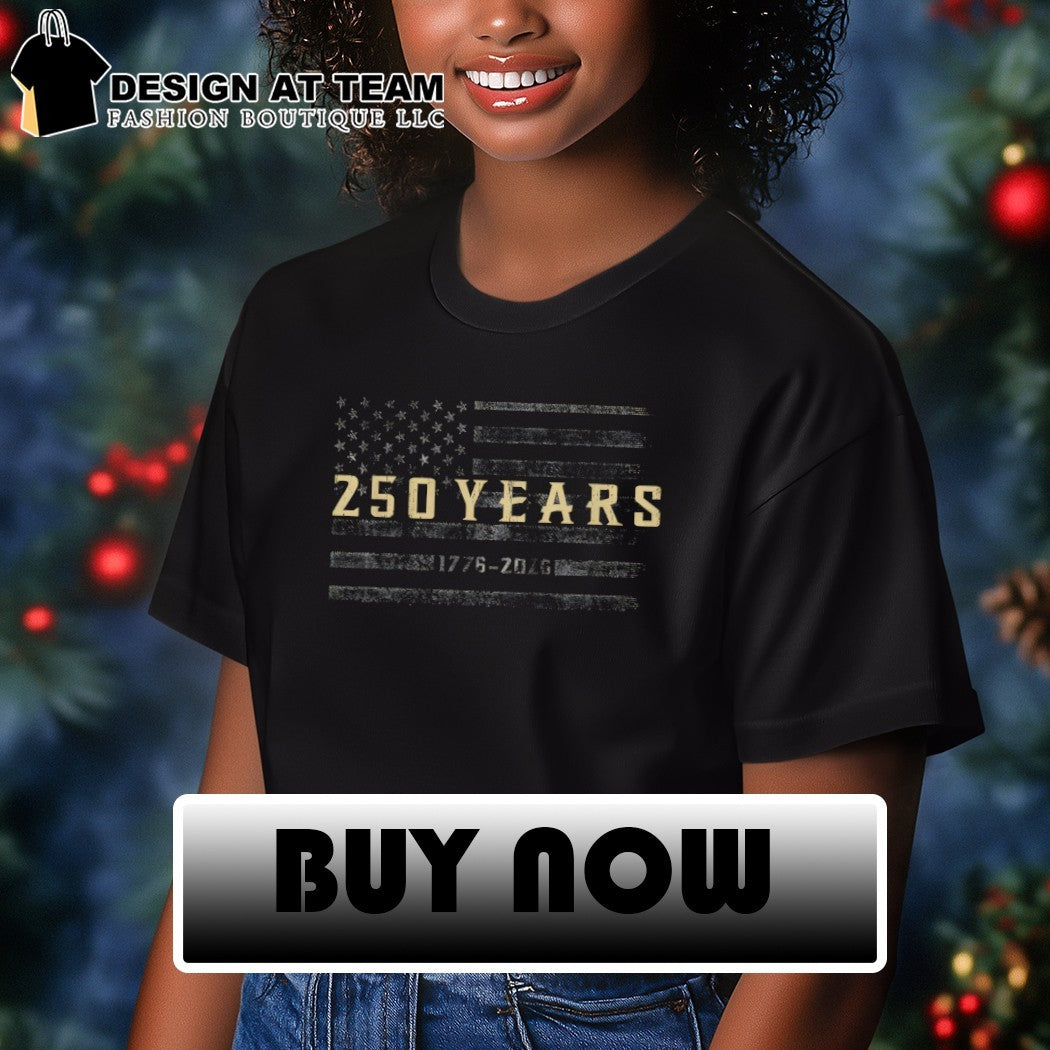 America 250th Anniversary 4th of July Celebration USA flag shirt