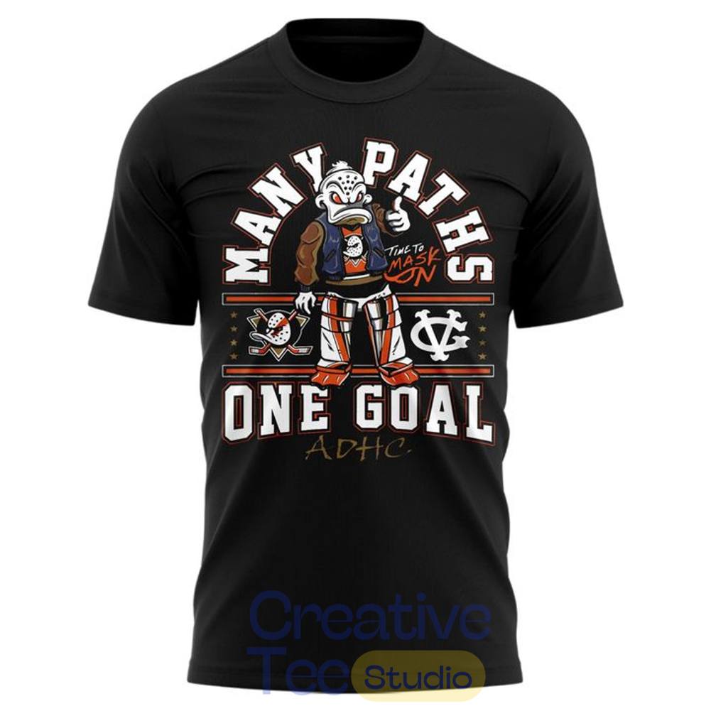 Anaheim Ducks Many Paths One Goal ADHC Tee