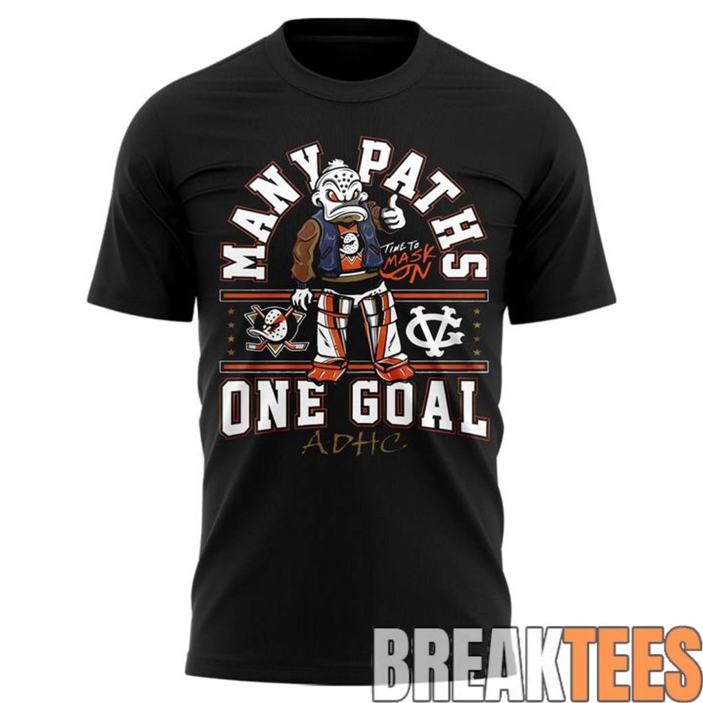Anaheim Ducks Many Paths One Goal ADHC Tee