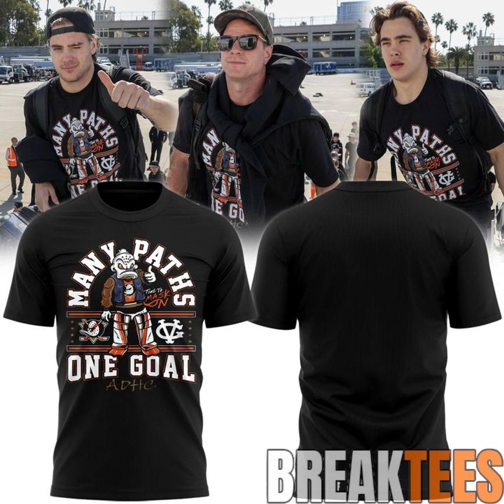 Anaheim Ducks Many Paths One Goal ADHC Tee
