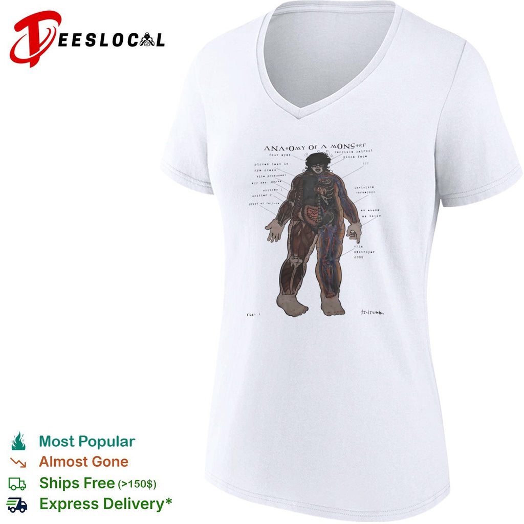 Anatomy of a monster figure shirt