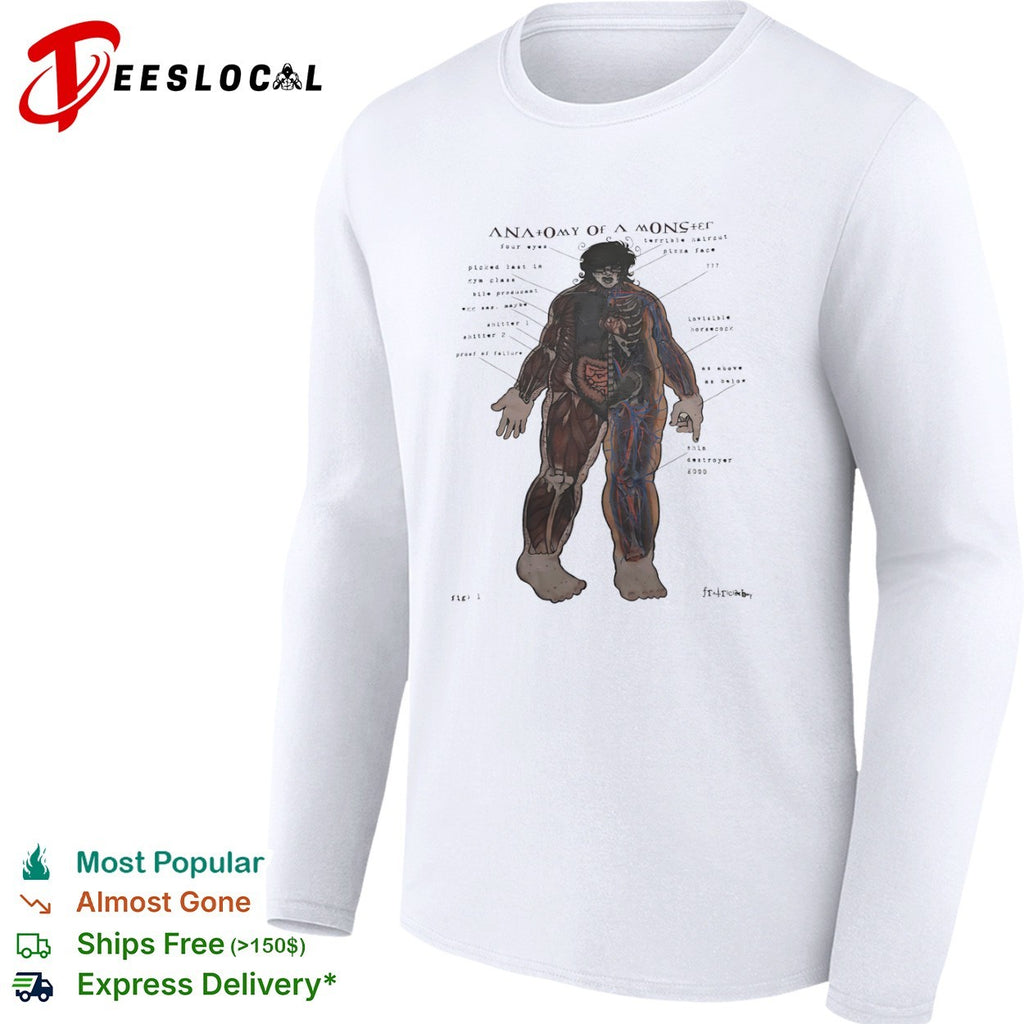 Anatomy of a monster figure shirt
