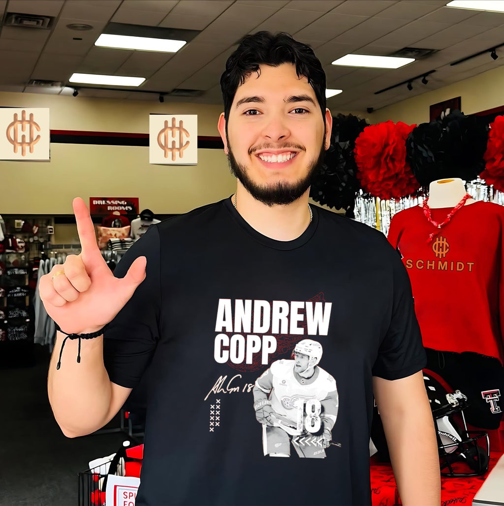 Andrew Copp Detroit Red Wings 18 NHL Hockey shirt