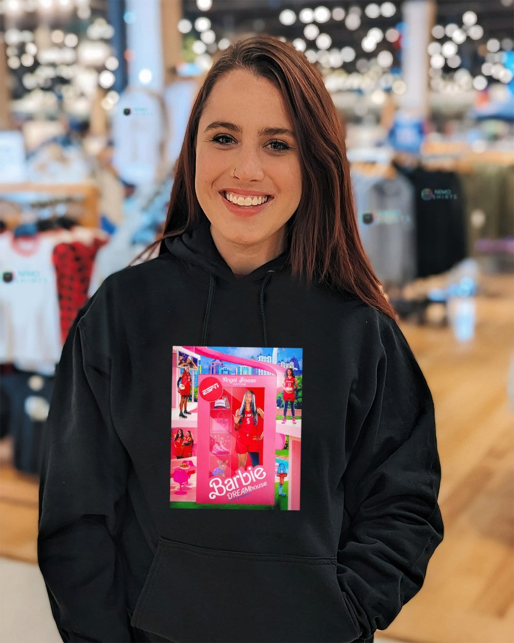 Angel Reese barbie Dream house shirt