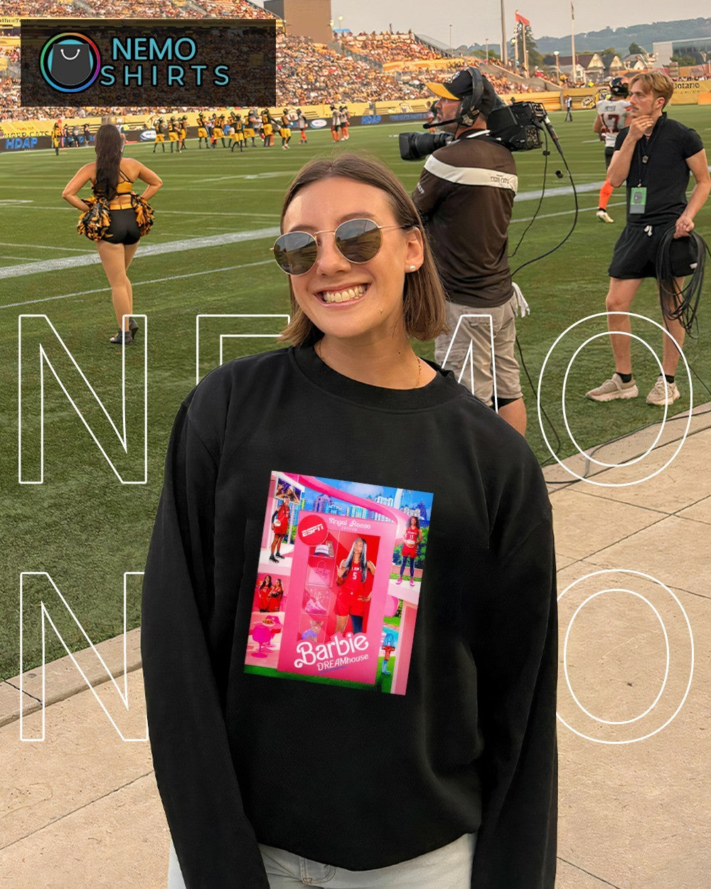 Angel Reese barbie Dream house shirt