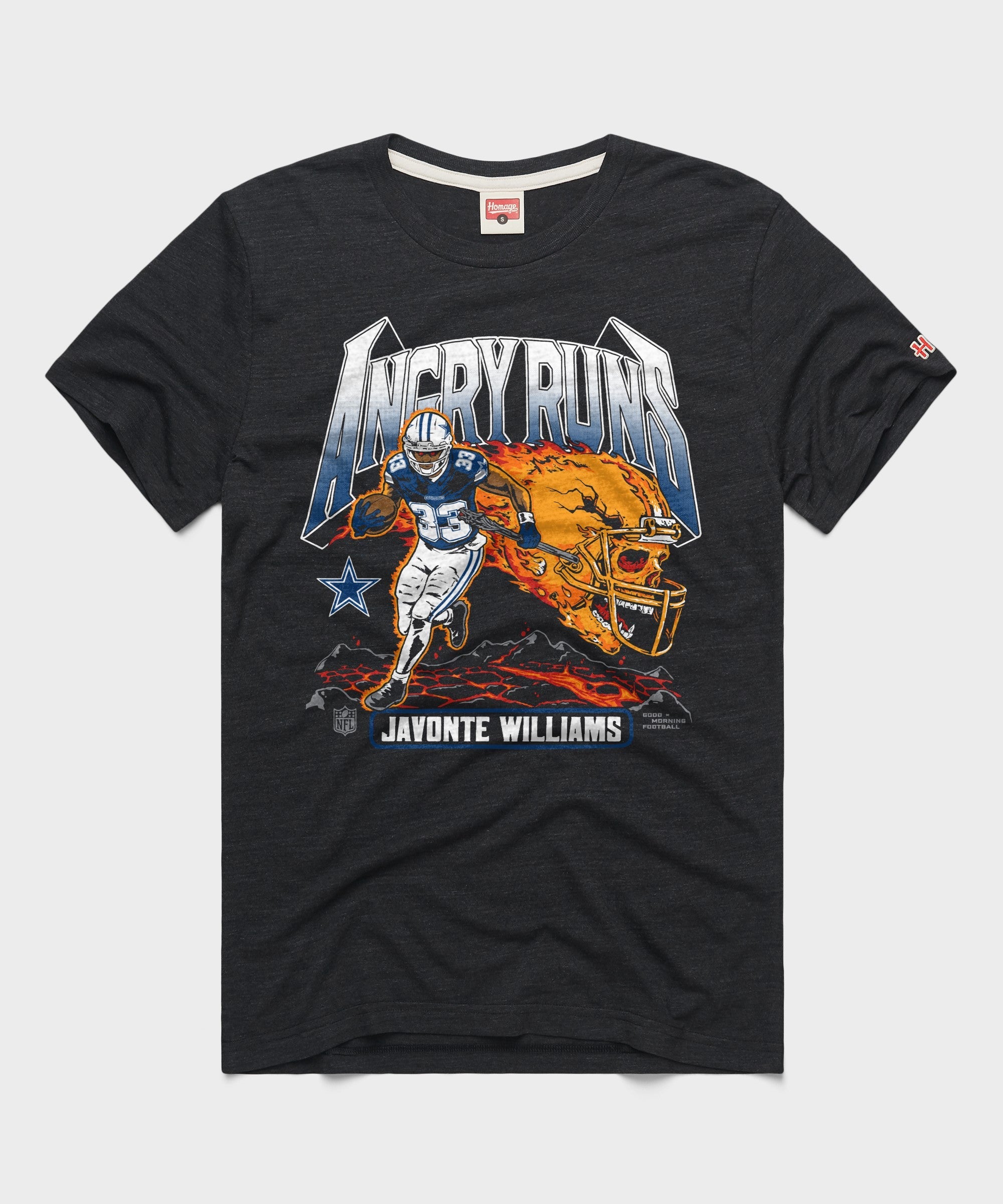 Angry Runs 2025 Cowboys Javonte Williams