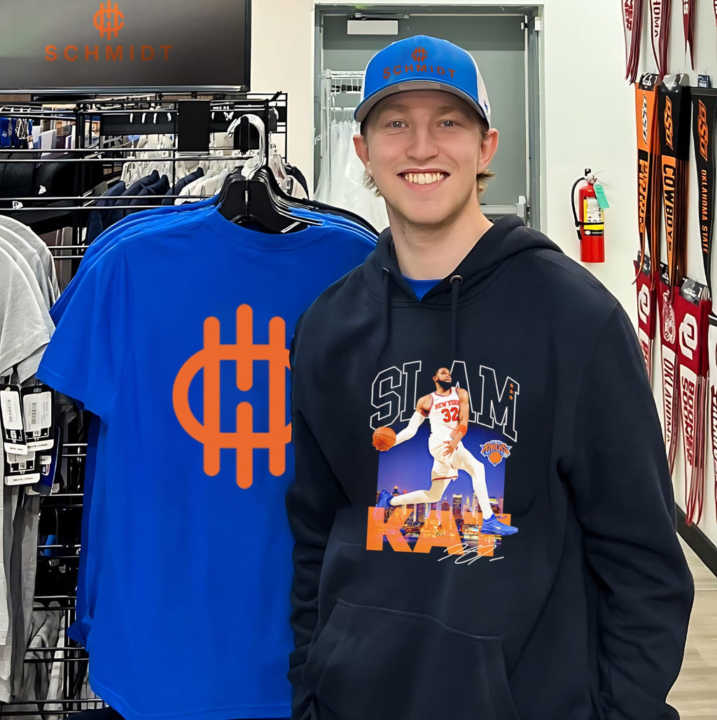 Anthony Towns New York Knicks Karl Slam skyline signature shirt