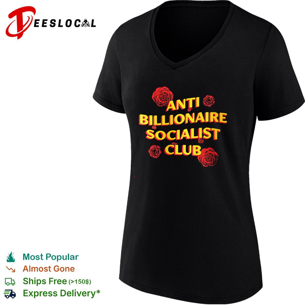 Anti Billionaire Socialist Club Rose shirt