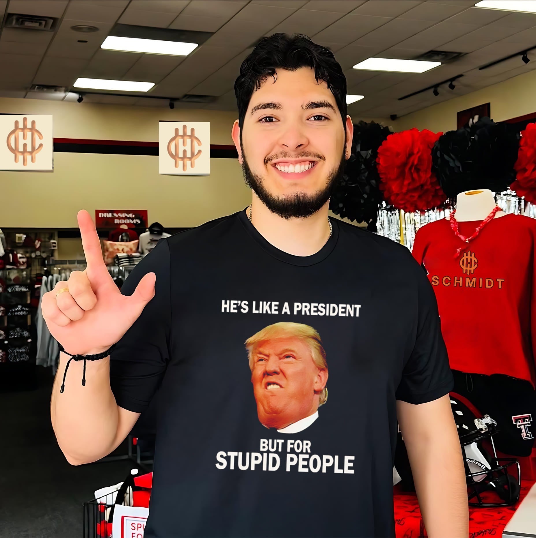 Anti Trump He’s Like A President But For Stupid People shirt