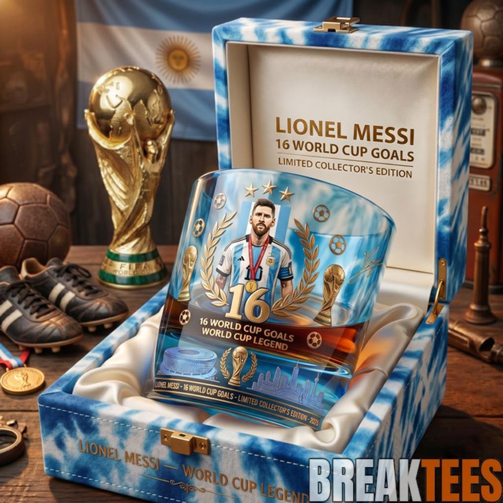 Argentina World Cup Champions Limited Edition Whiskey Glass