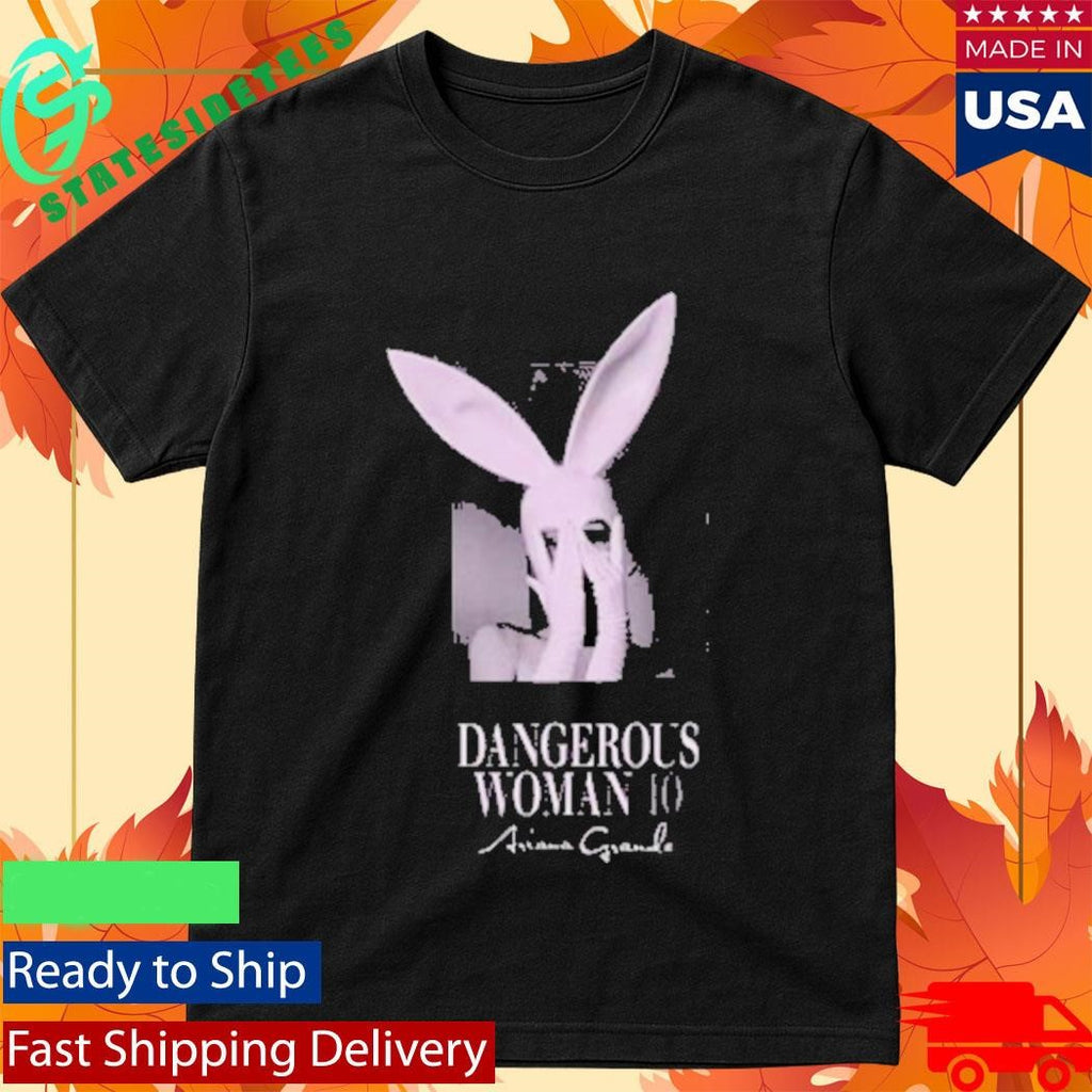 Ariana Grande Dangerous Woman 10 Logo Shirt