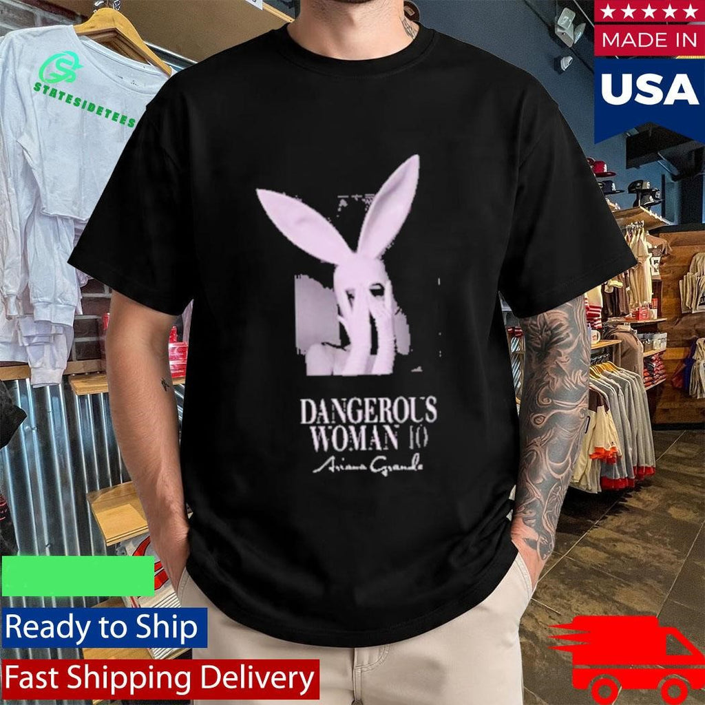 Ariana Grande Dangerous Woman 10 Logo Shirt