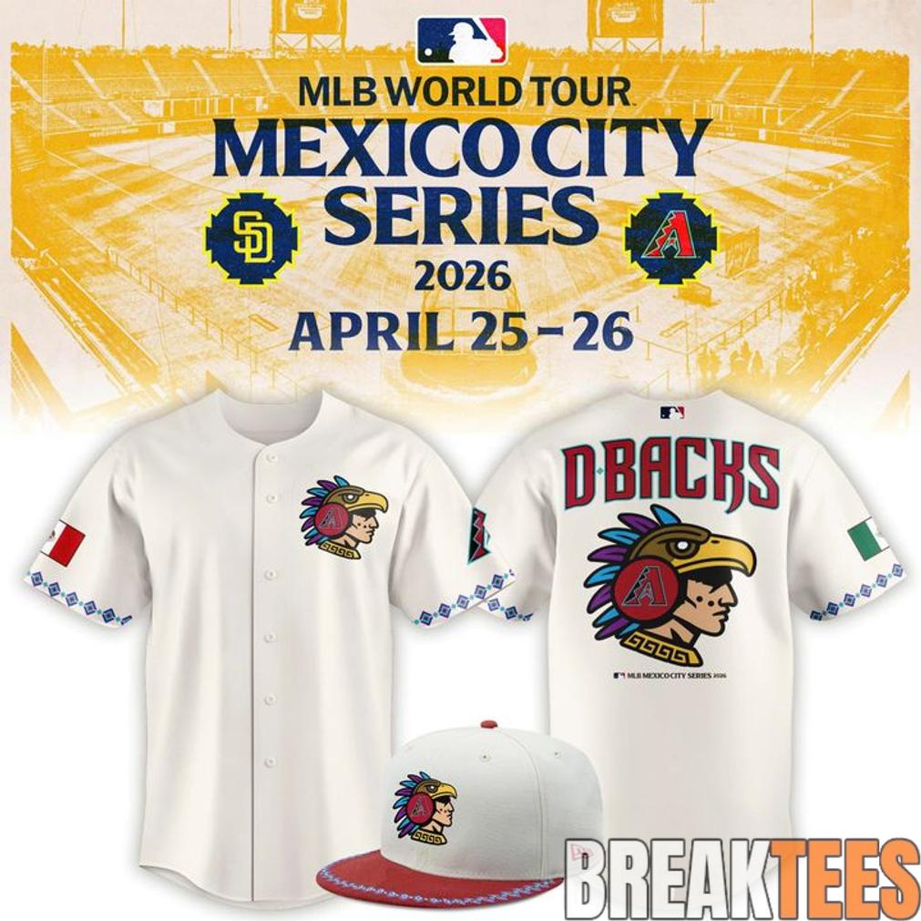Arizona Diamondbacks MLB Mexico City Series 2026 Baseball Jersey