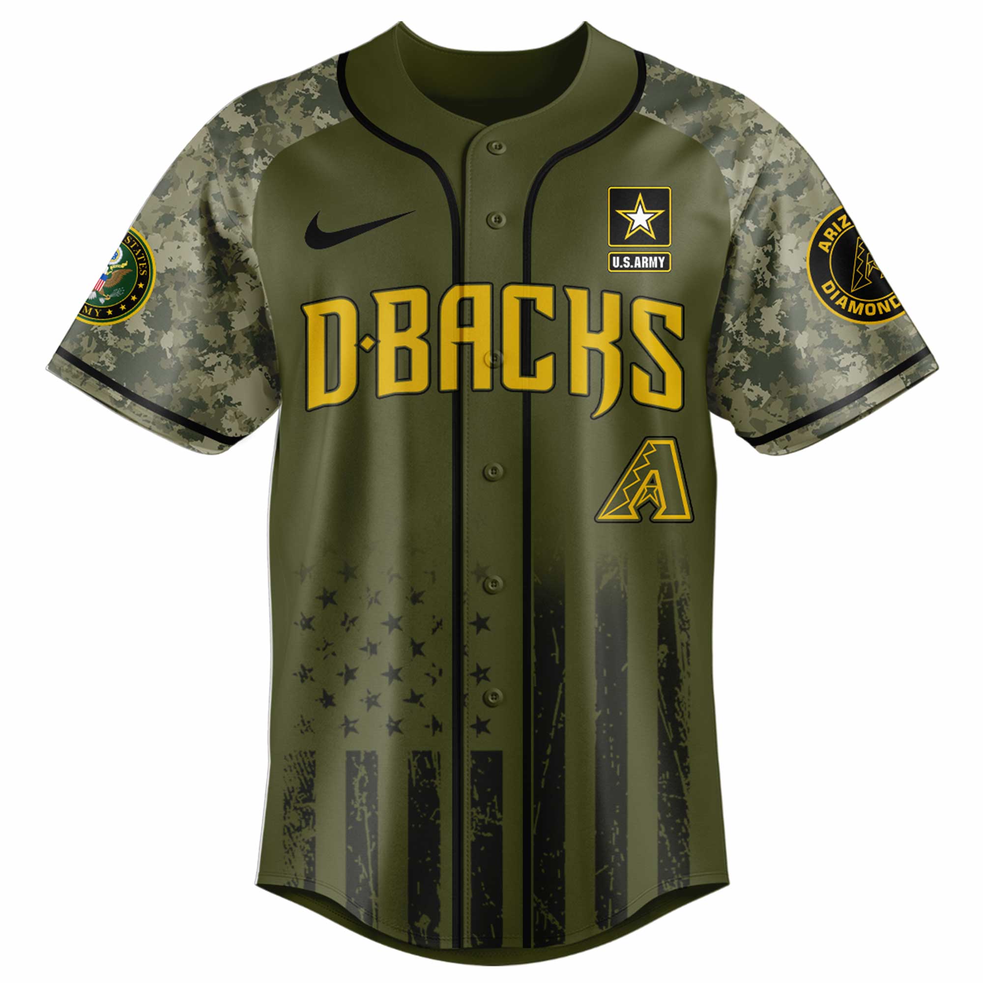 Arizona Diamondbacks MLB 250 U.S. Army Jersey