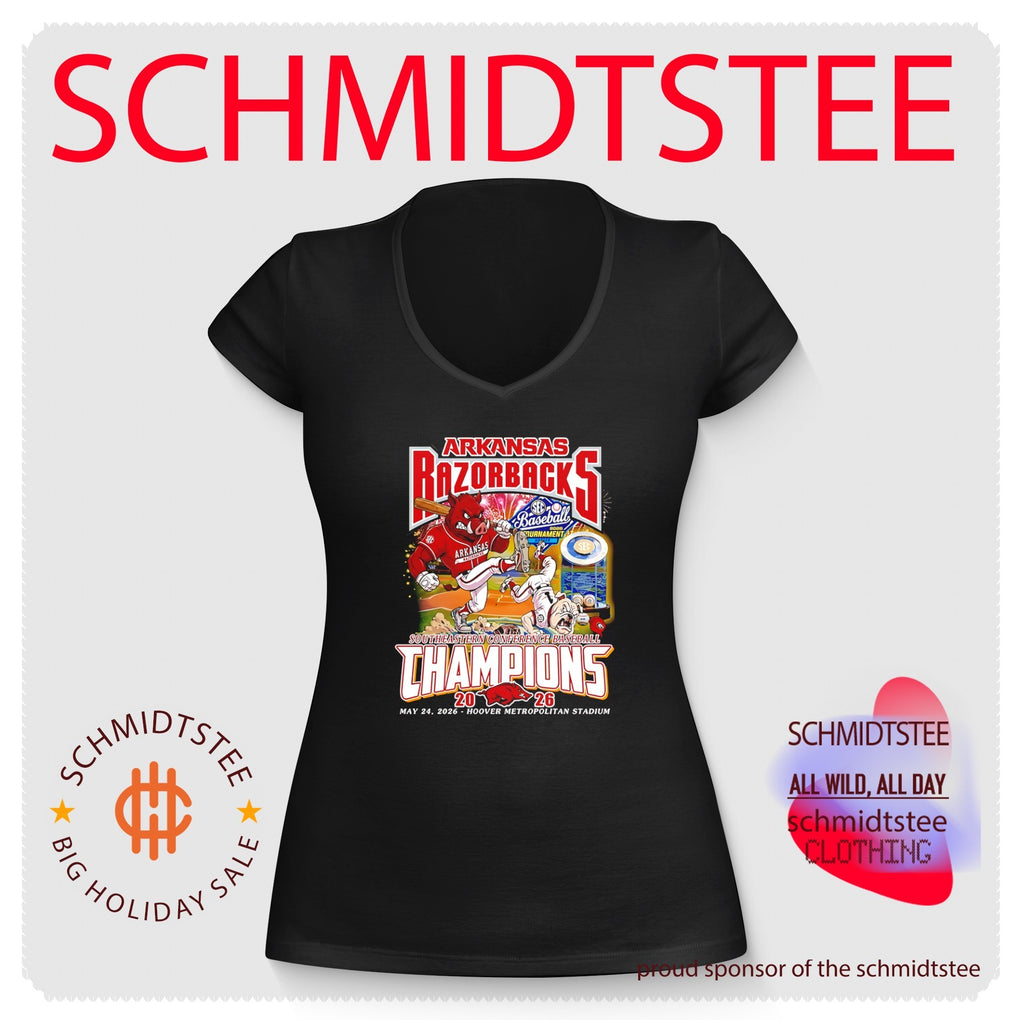 Arkansas Razorbacks baseball SEC Champions 2026 mascot shirt