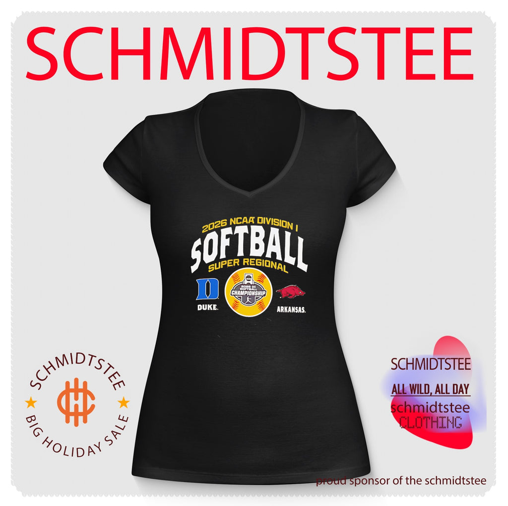 Arkansas Razorbacks vs. Duke Blue Devils 2026 NCAA Softball Super Regional Matchup shirt