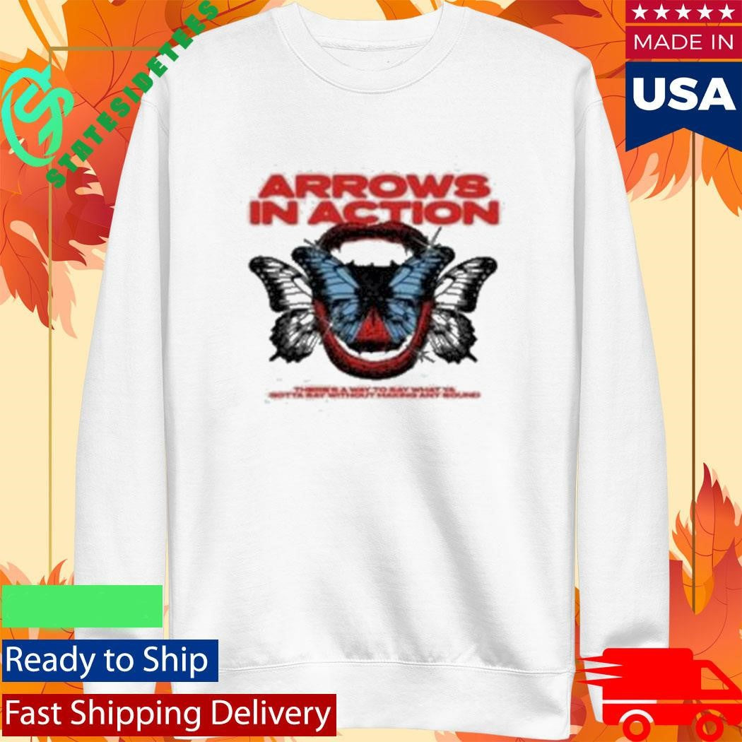 Arrows In Action Butterfly Shirt
