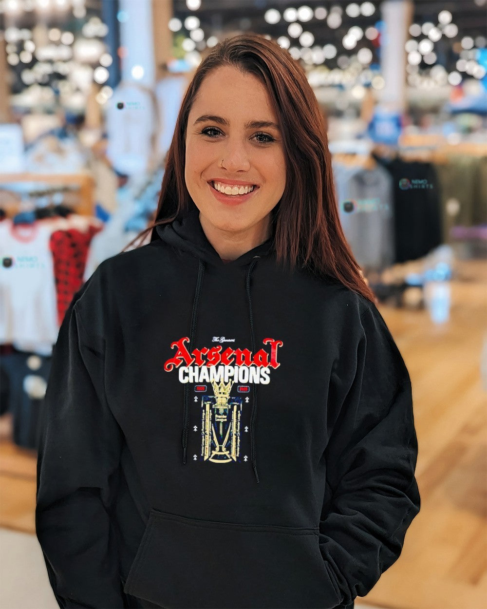 Arsenal FC Premier League champions 2026 trophy shirt