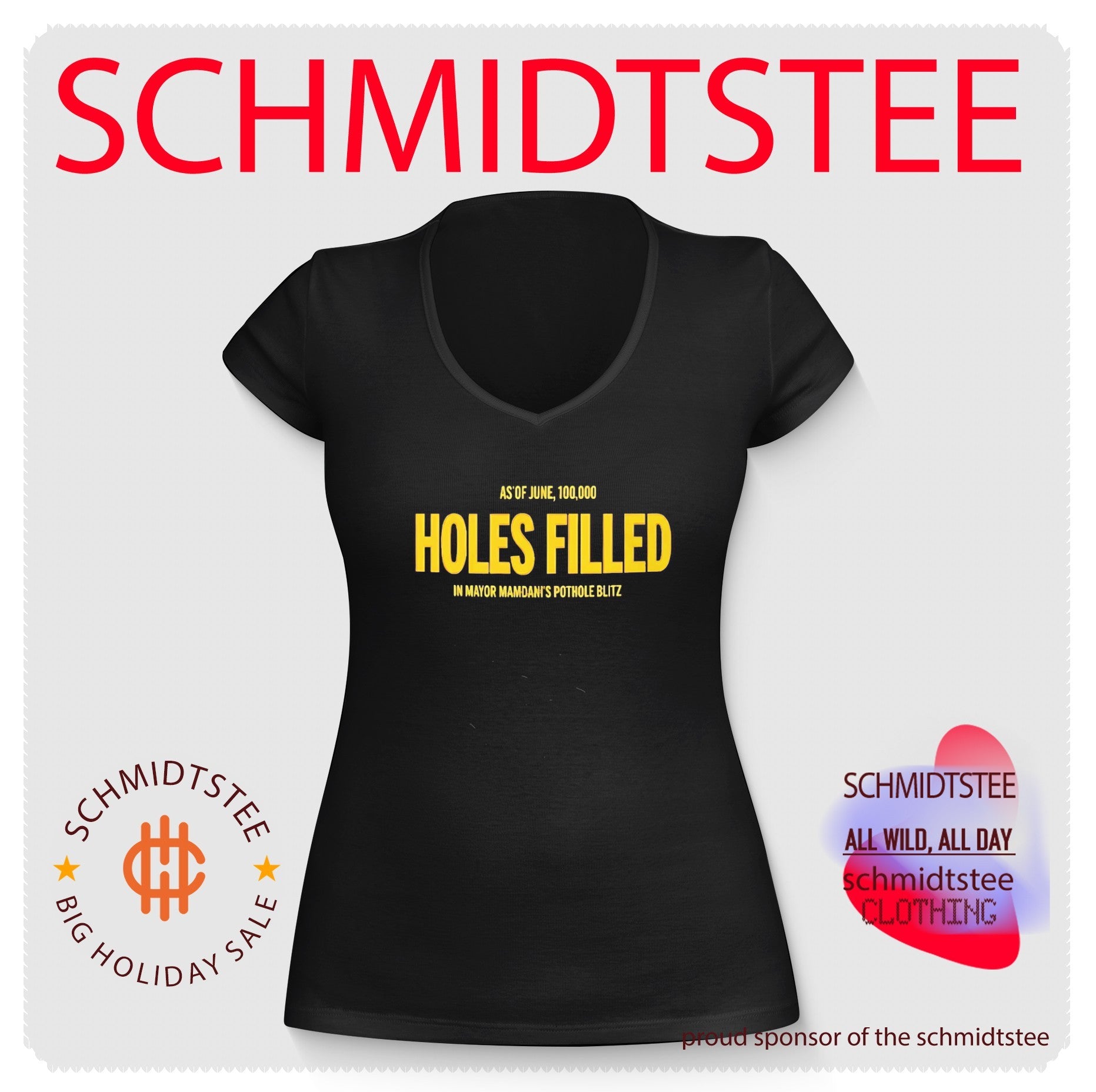 As of June 100000 Holes Filled in Mayor Mamdani’s Pothole Blitz shirt