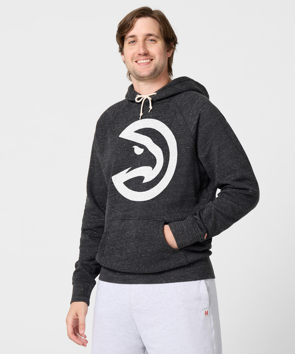 Atlanta Hawks Blacktop Logo Hoodie