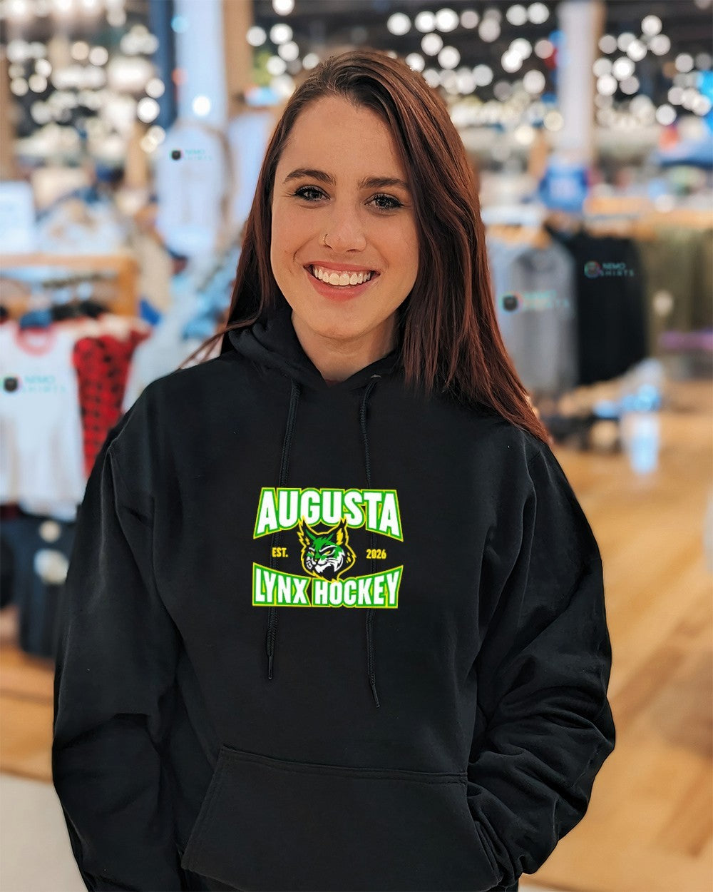 Augusta Lynx hockey est 2026 logo prime shirt