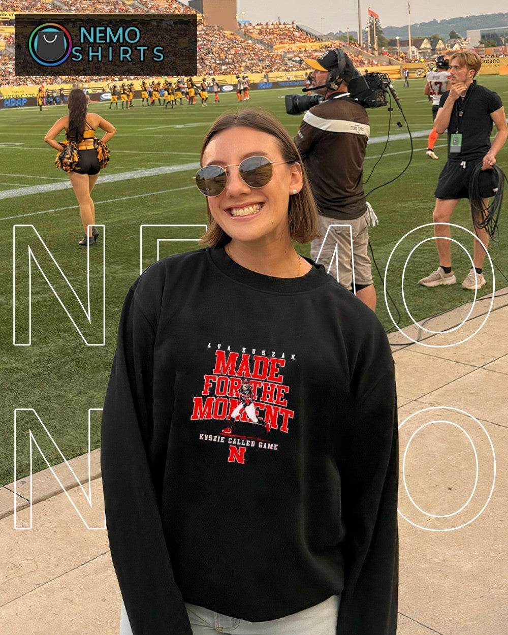 Ava Kuszak made for the moment Nebraska Huskers softball shirt