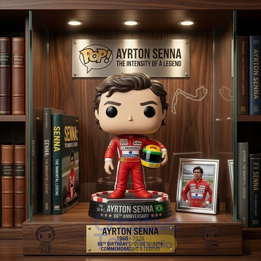 Ayrton Senna 66th Anniversary Commemorative POP! Figure