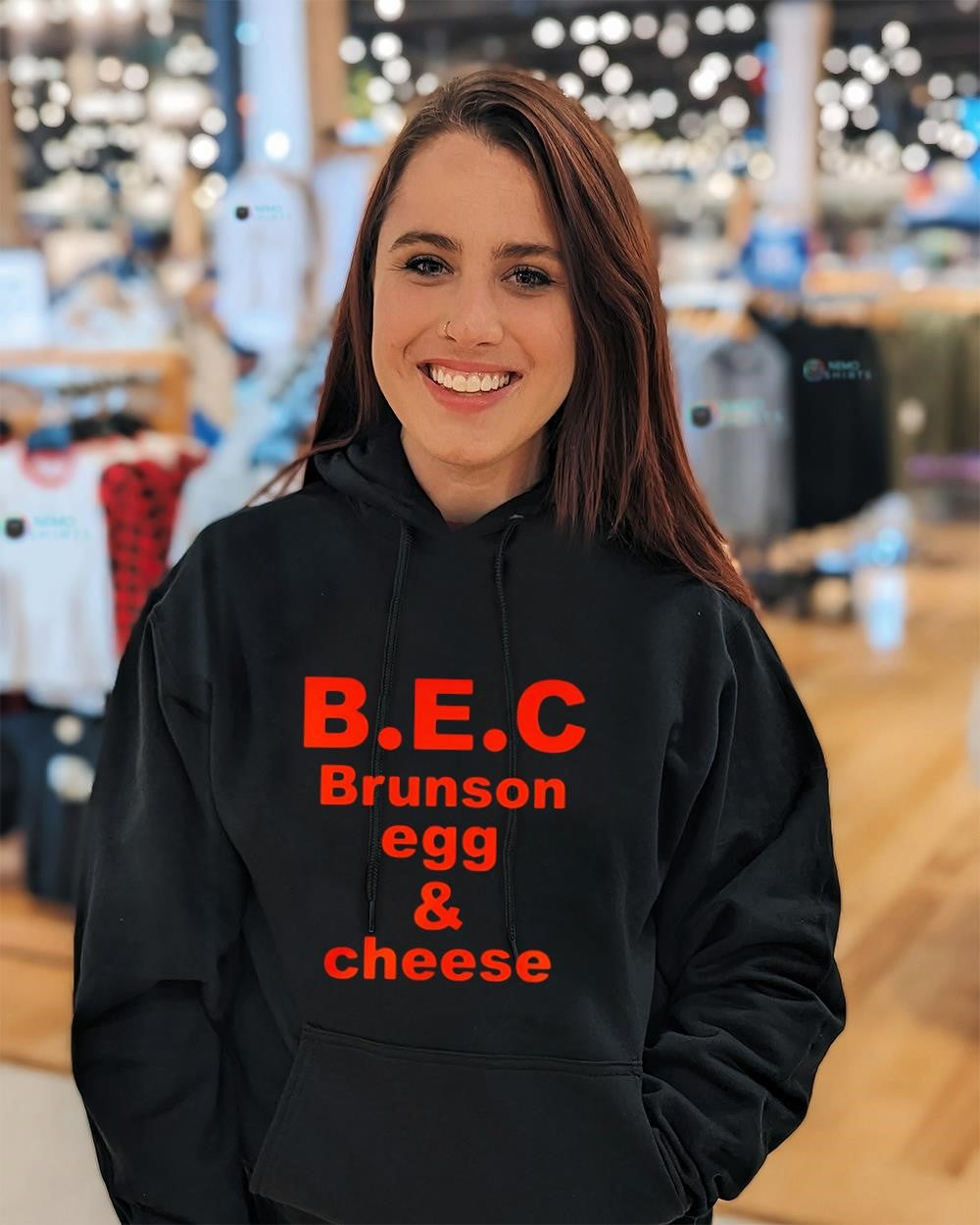 BEC Brunson egg and cheese New York Knicks shirt