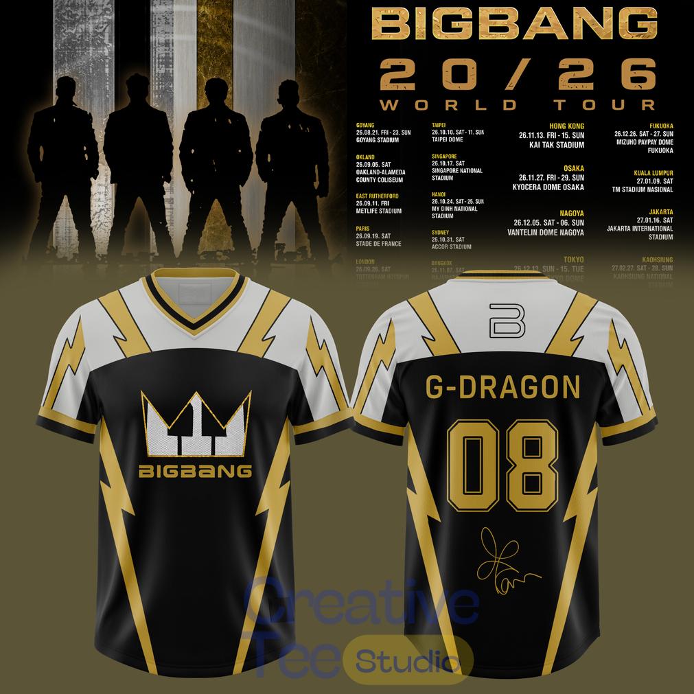 BIGBANG 20th Anniversary World Tour Special Football Jersey