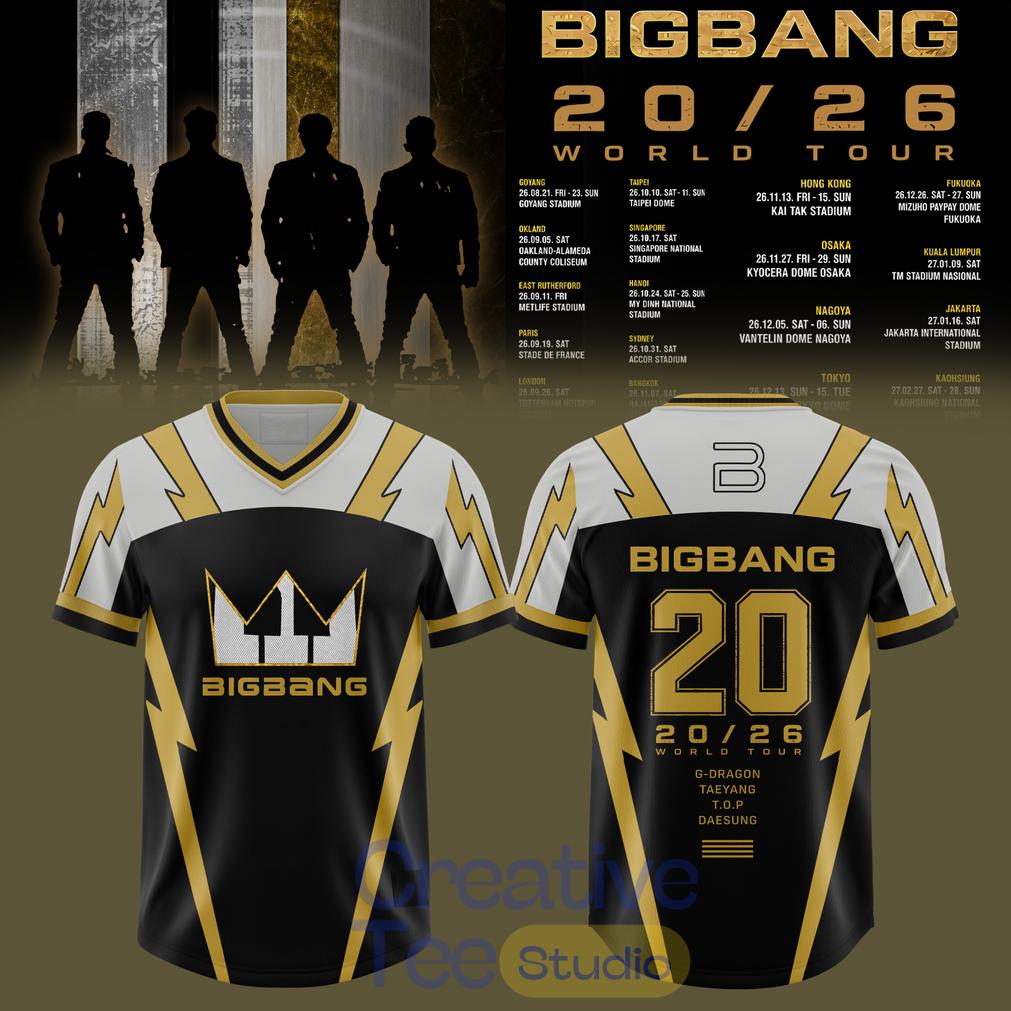 BIGBANG 20th Anniversary World Tour Special Football Jersey