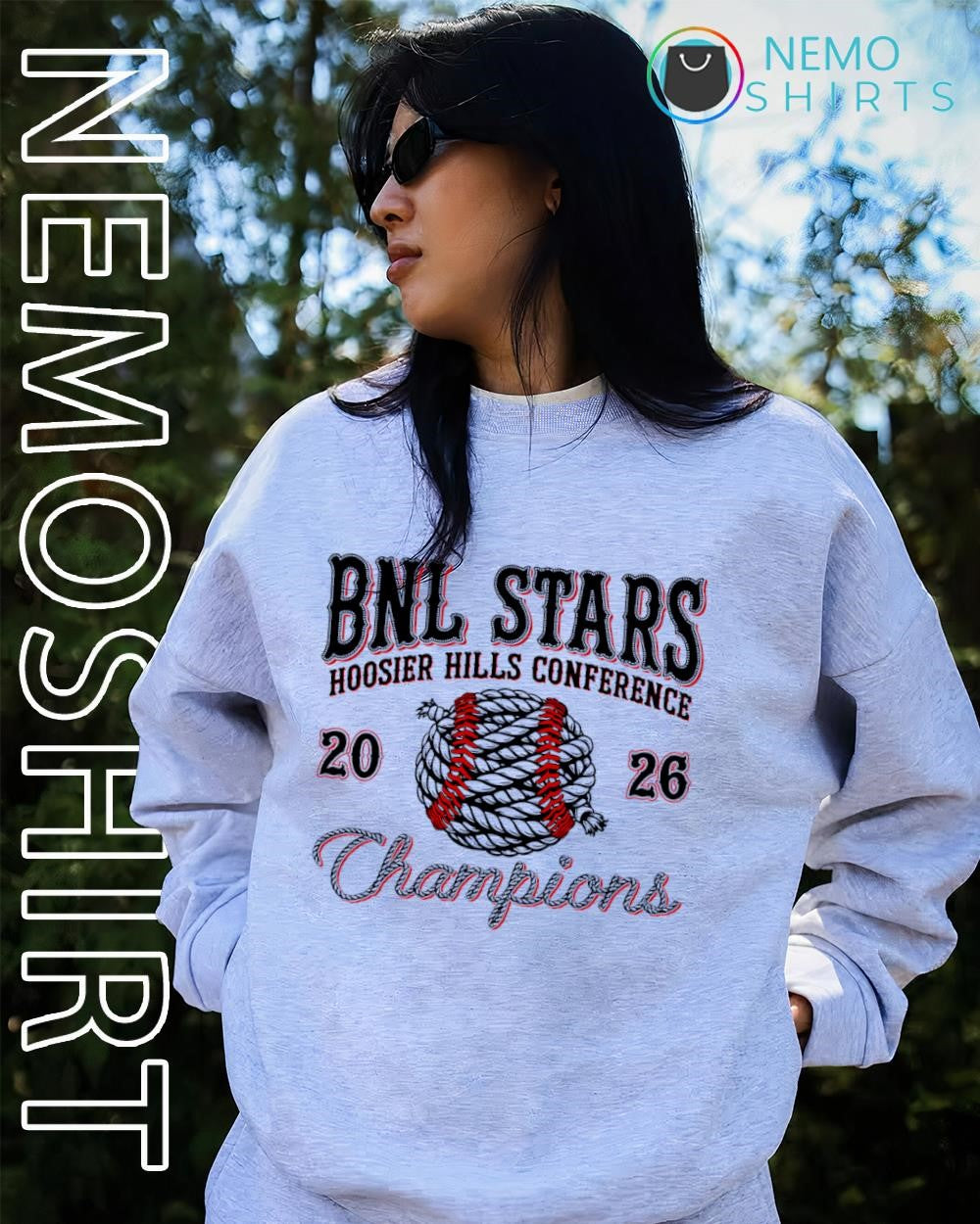 BNL Stars 2026 Hoosier Hills Conference Champions shirt