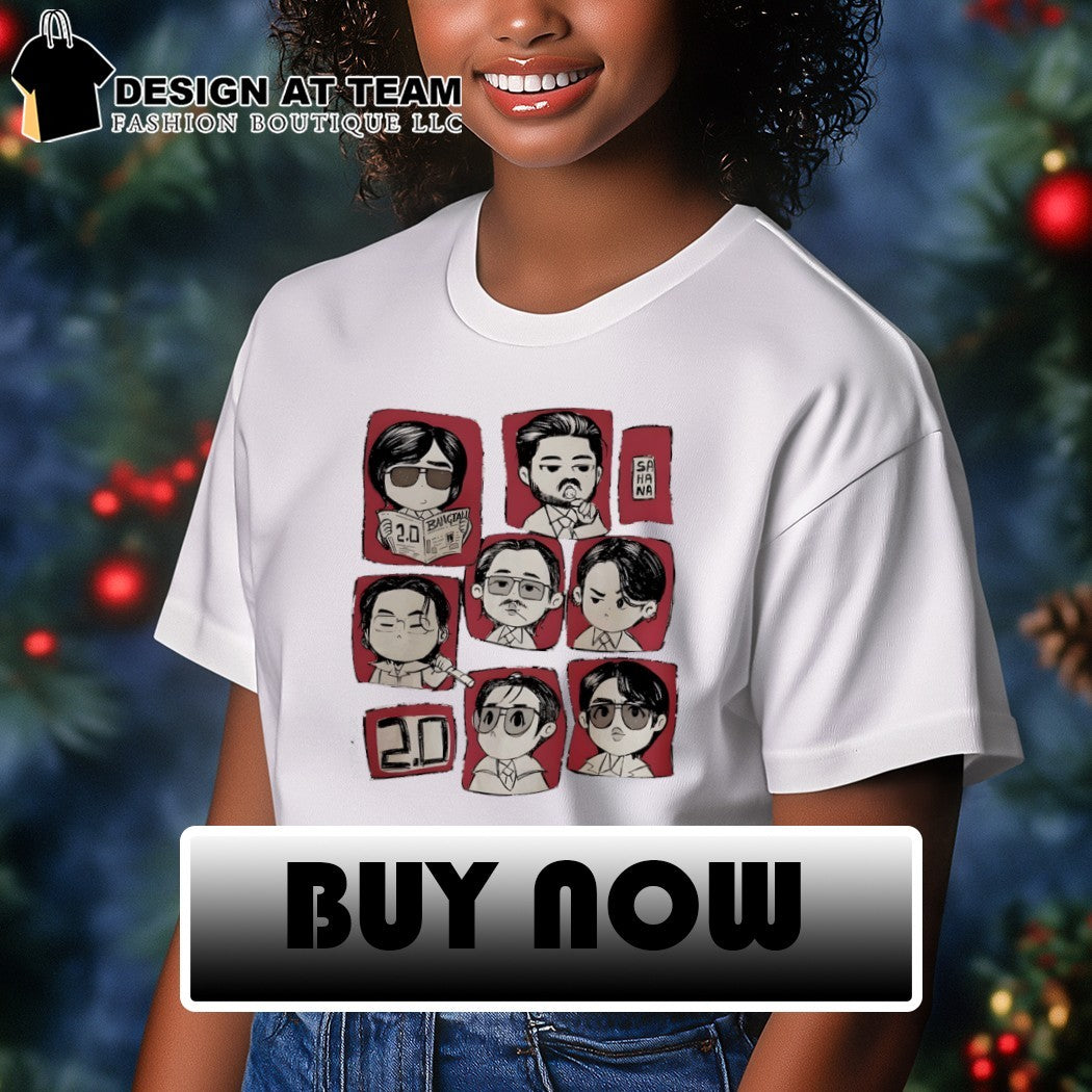 BTS 2 0 Arirang Tour 2026 cartoon style shirt