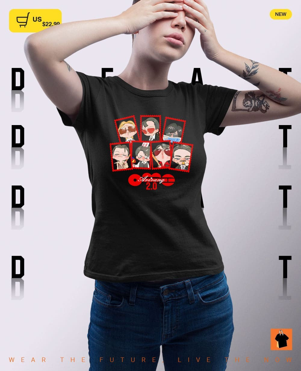 BTS 2.0 Mv Album Arirang 2026 World Tour graphic shirt