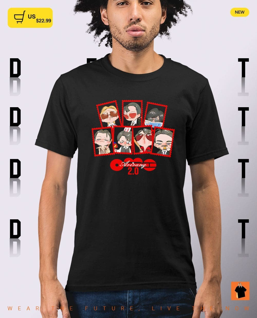 BTS 2.0 Mv Album Arirang 2026 World Tour graphic shirt
