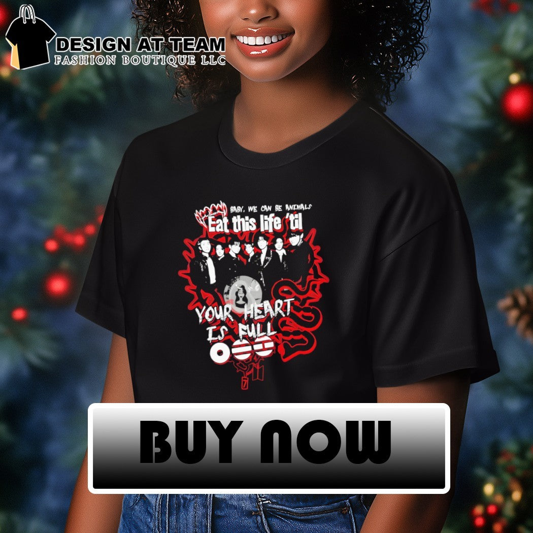 BTS Arirang Animals World Tour 7 baby we can be animal eat this life ’til your heart is full shirt