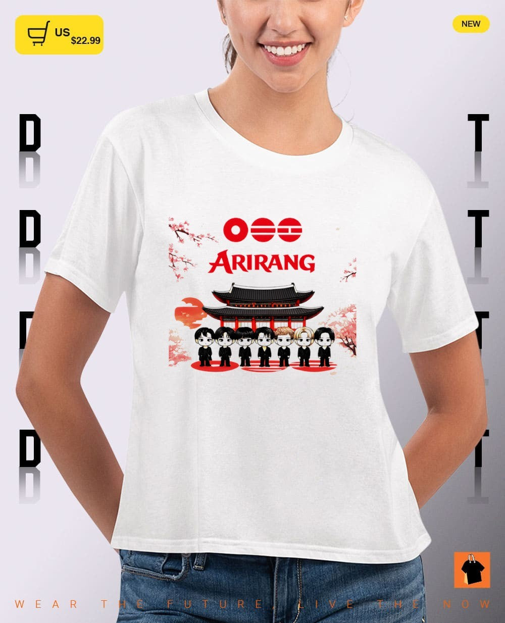 BTS Arirang World Tour 2026 Bangtan Idol Group Concert shirt