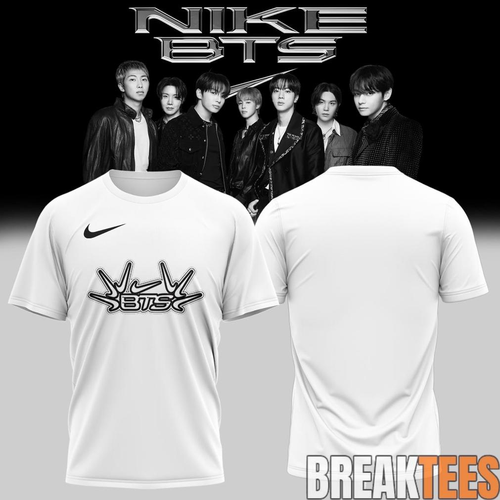 BTS Collection Special White Limited Edition 2D T-Shirt