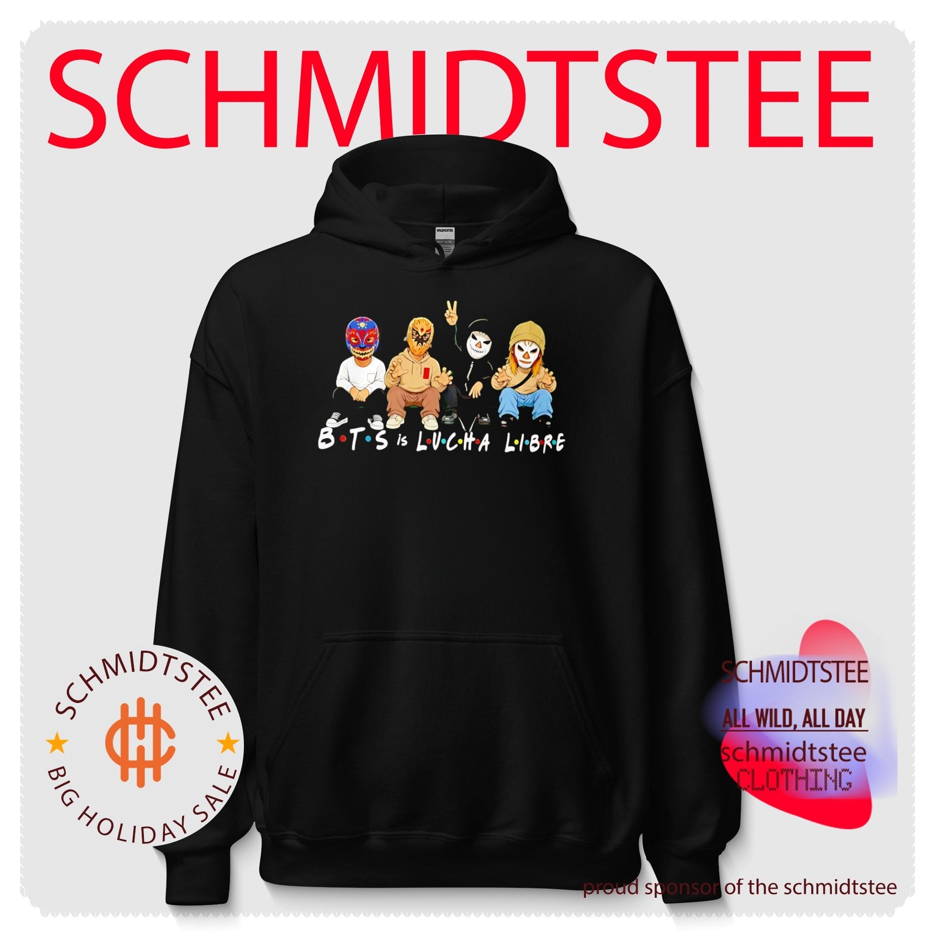 BTS Is Lucha Libre Friends Style Masked shirt