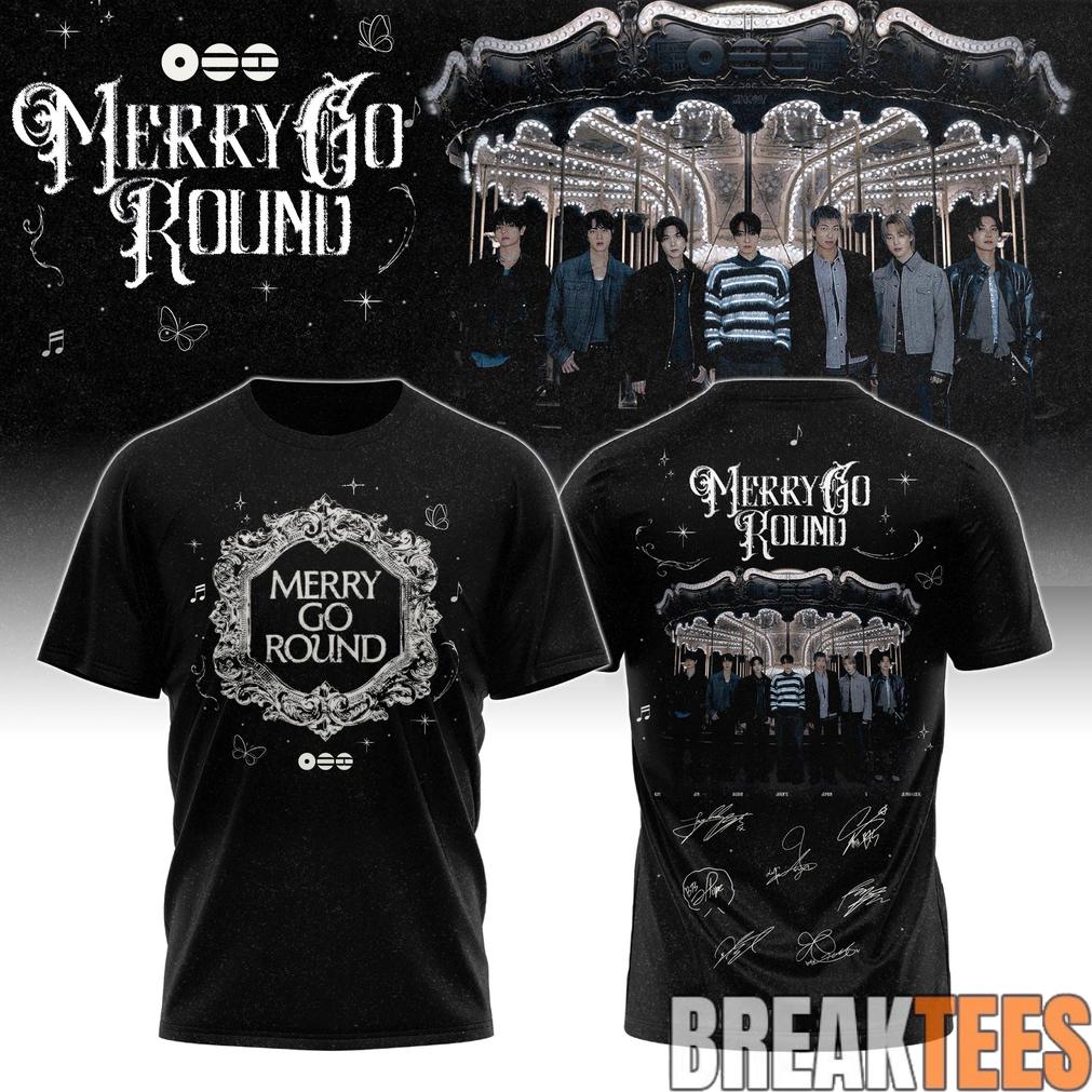 BTS Special Arirang Merry Go Round 2026 Limited Edition Tshirt
