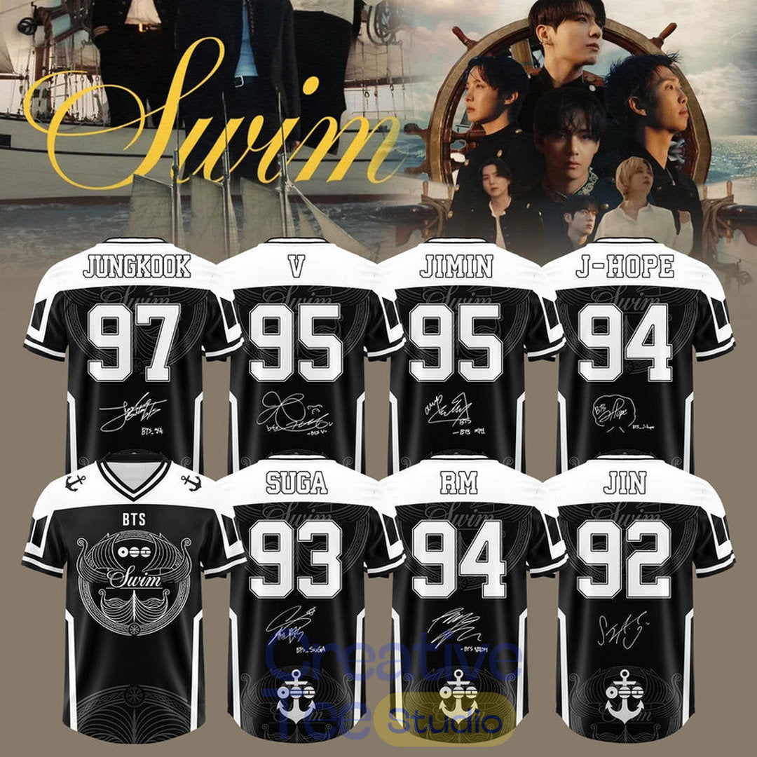 BTS – Swim Arirang Album Mixed Football Jersey