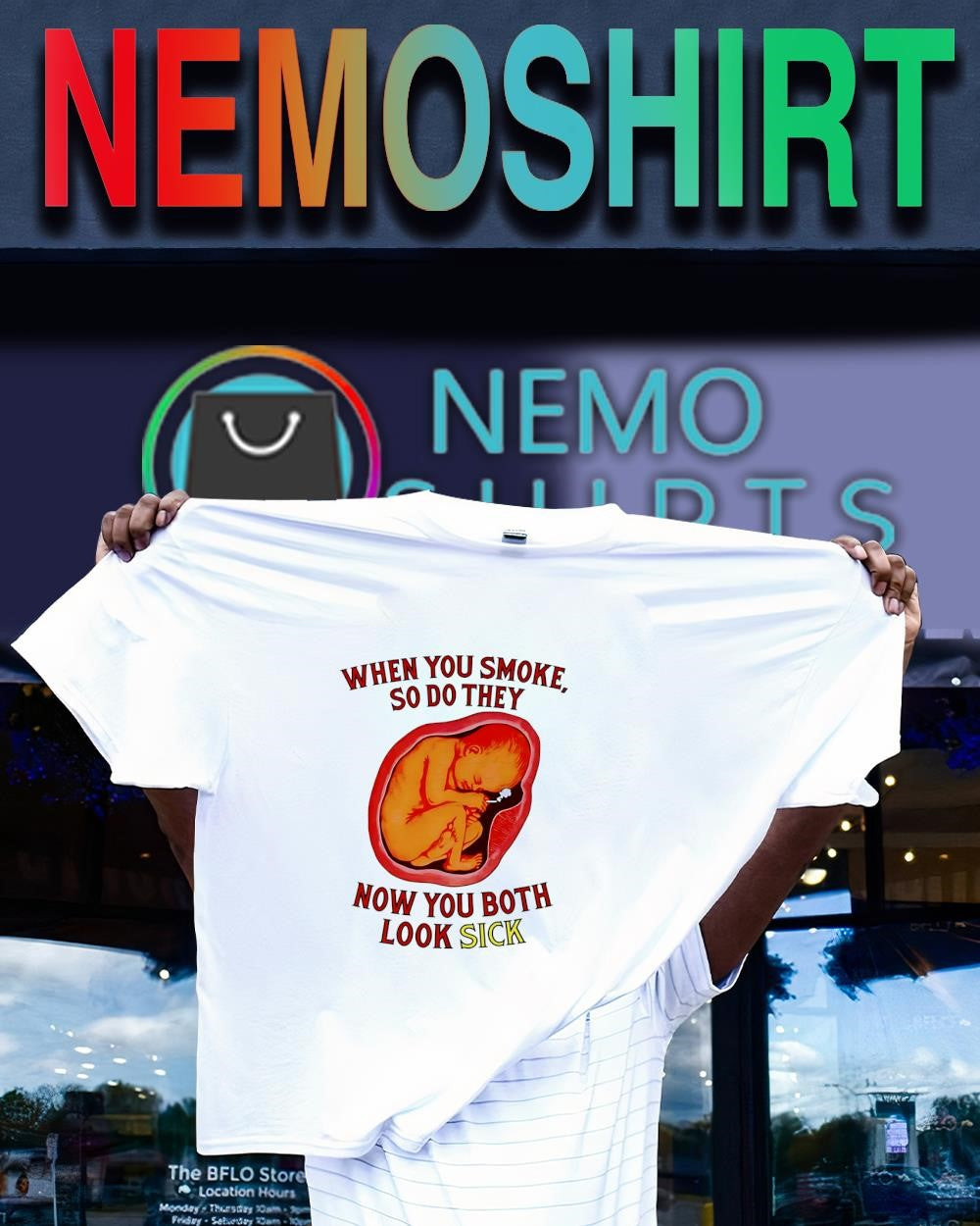 Baby when you smoke so do they now you both look sick shirt