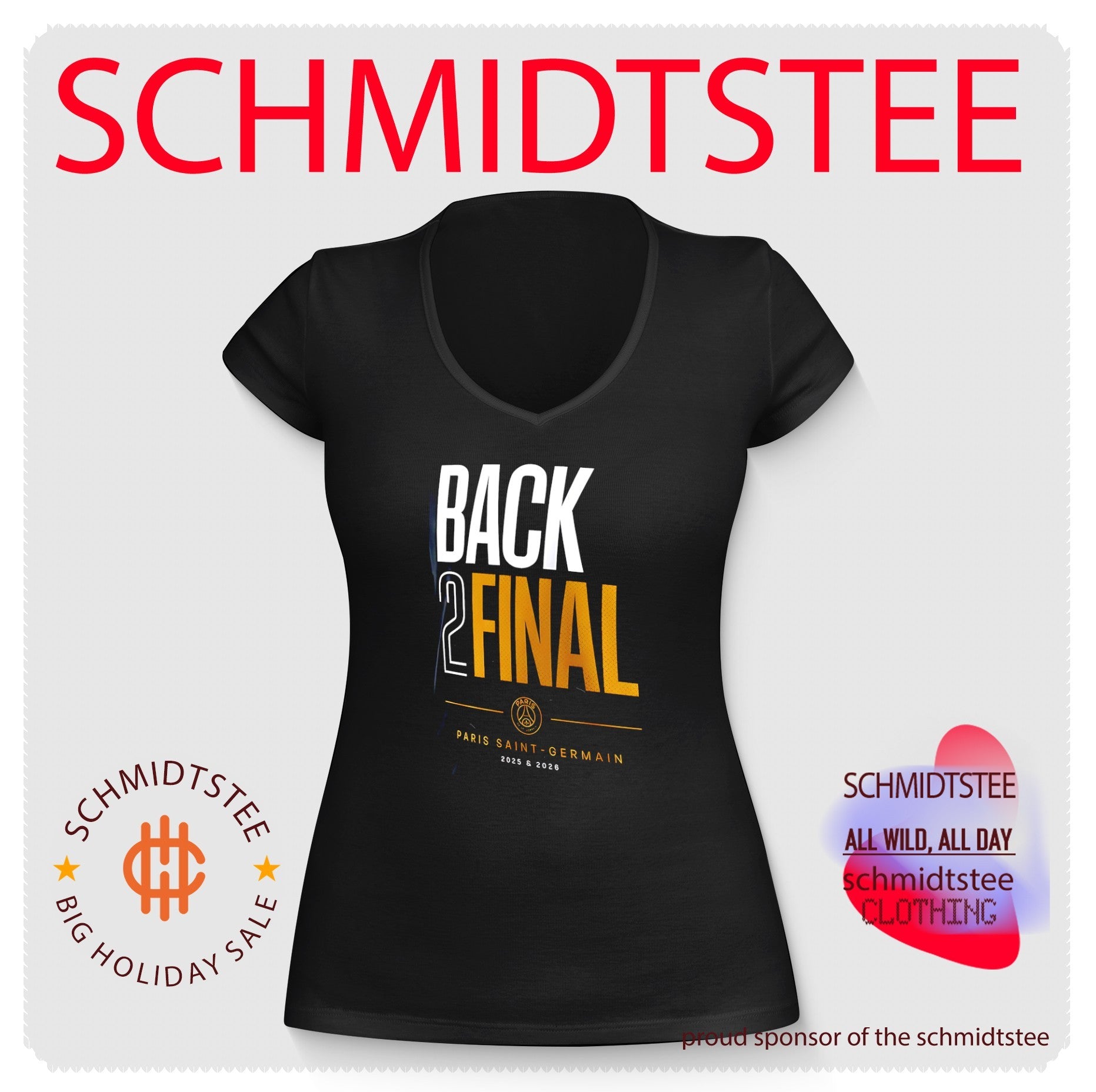 Back 2 final Paris Saint Germain 2025 2026 shirt