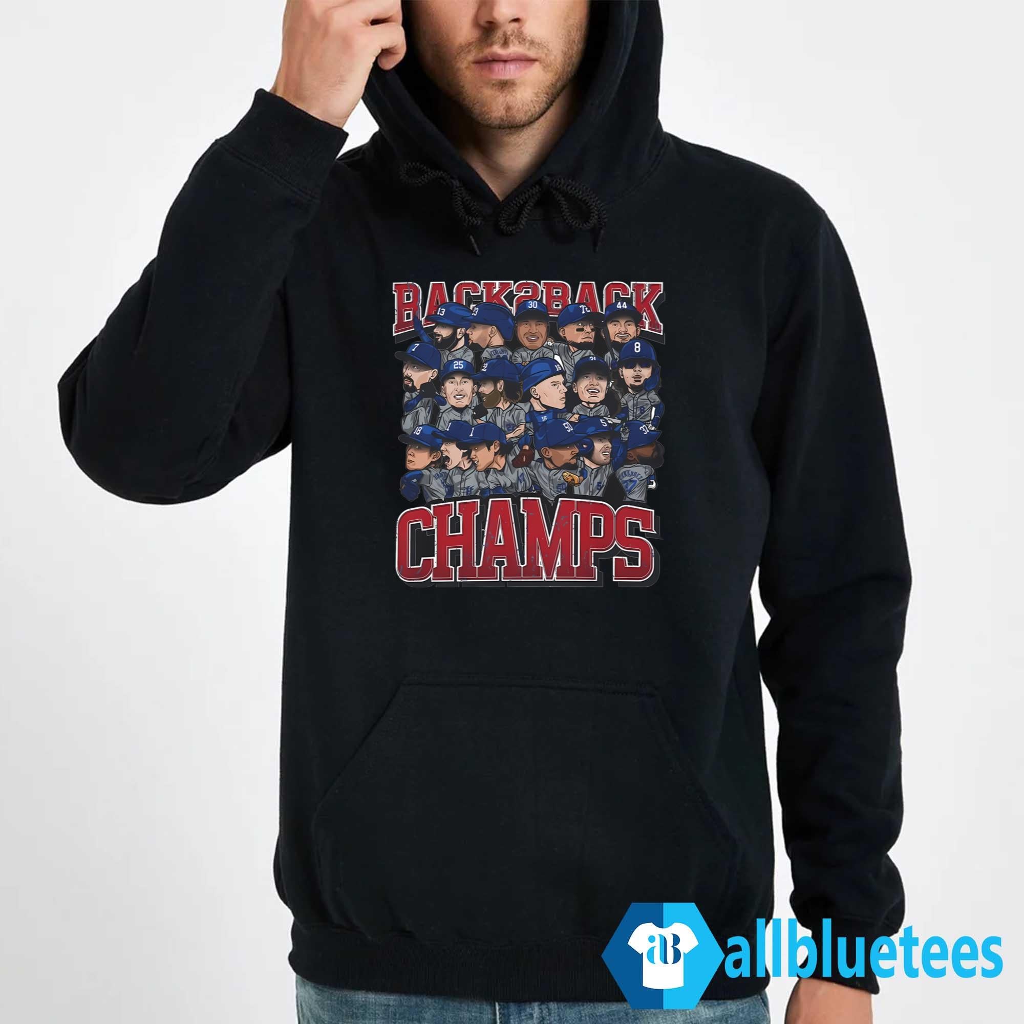 Back To Back World Champs Caricatures Shirt