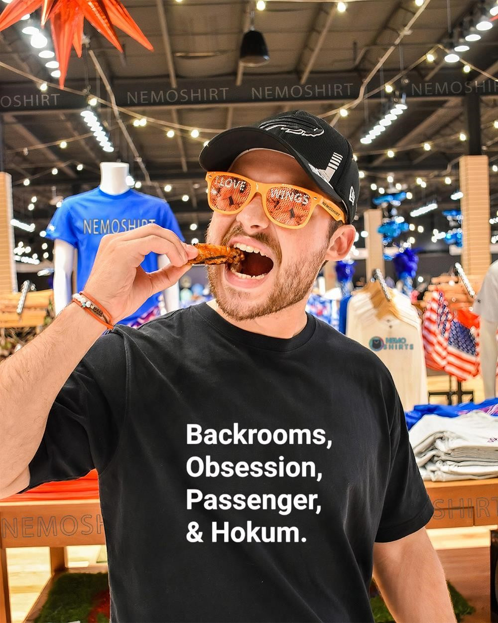 Backrooms Obsession Passenger and Hokum lists of horror film shirt